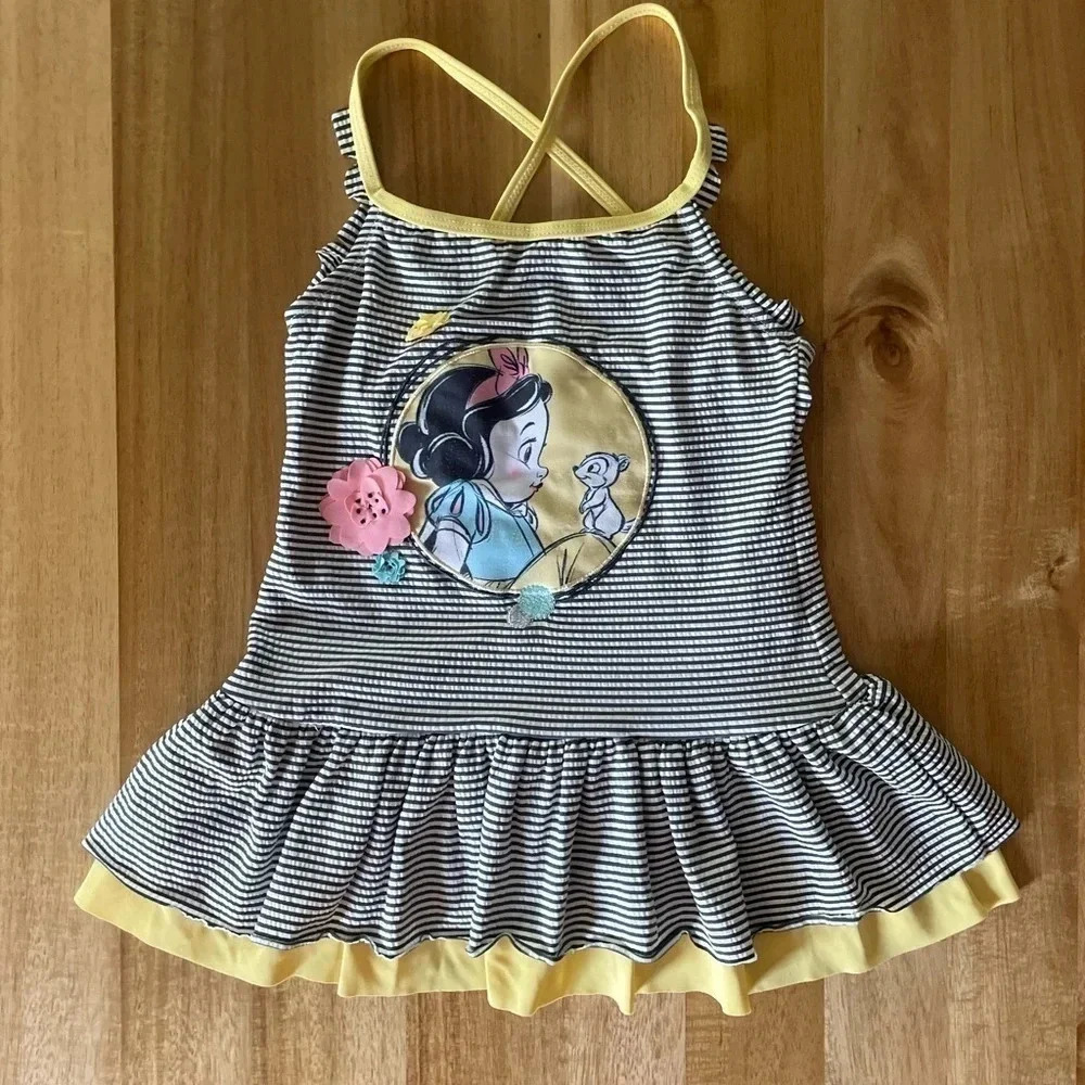 Disney Animators’ Collection Snow White Tankini Dress, Size 7/8 or 128cm - Picture 1 of 5